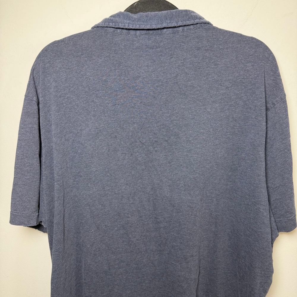 Patagonia Squeaky Clean Polo Sz XL Blue Heather Cotton Office Work Casual 52776 - Picture 7 of 7